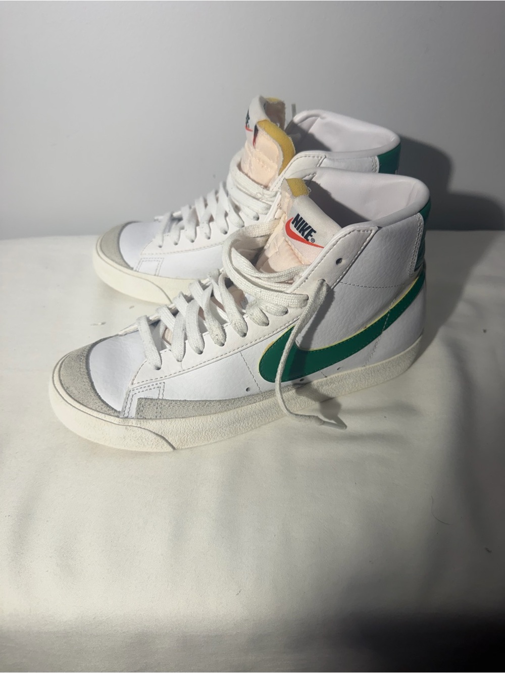Nike Blazer Mid '77 Vintage White with Green Swoosh